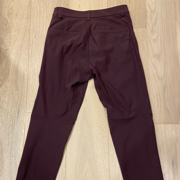 Lululemon Men’s Commission Pants Slim 28 waist Plum color - Picture 4 of 4